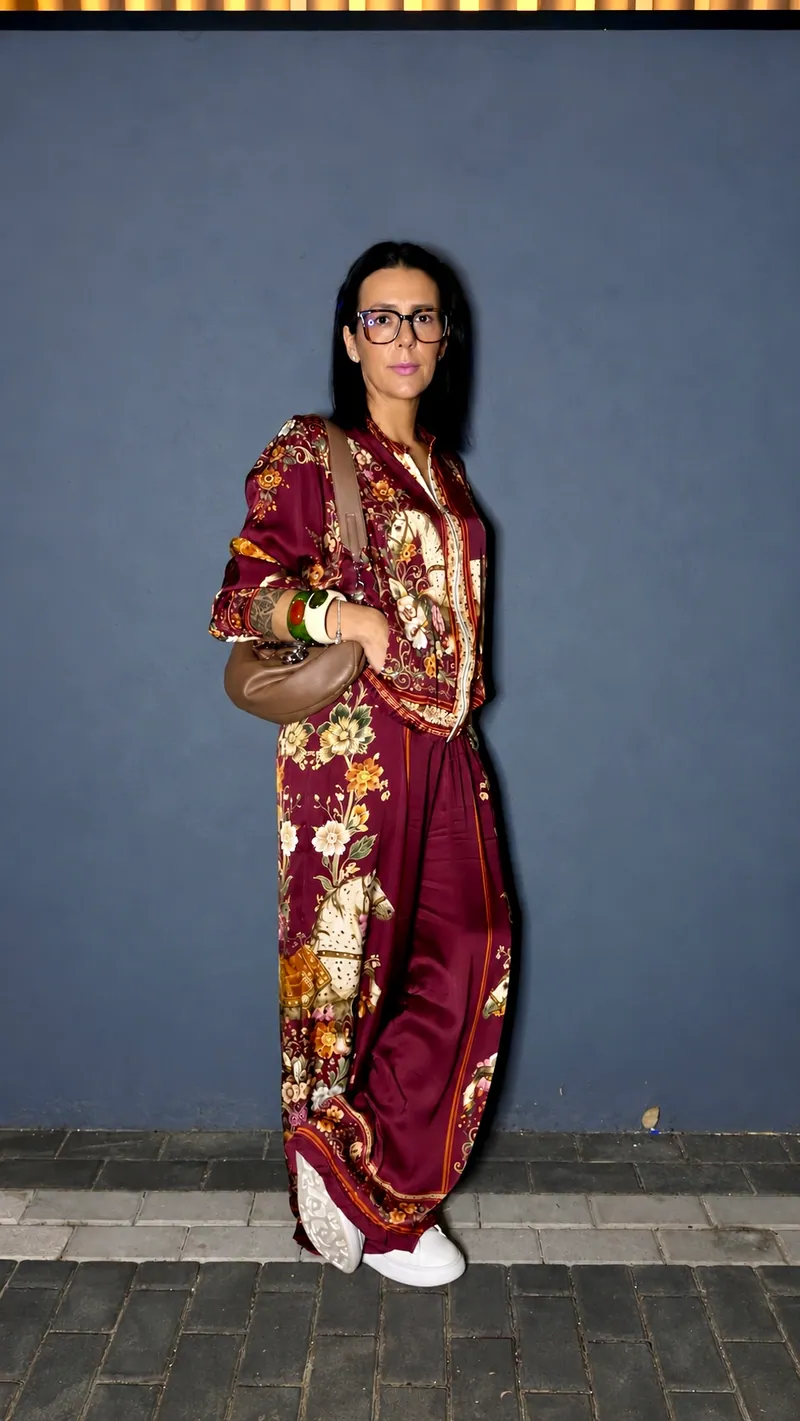 Silk Set - Burgundy